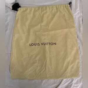 Louis Vuitton Beige XLarge Dust Bag